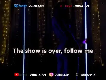 Chaturbate Best live sex cam show of alicia_art_