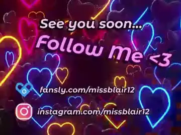 Chaturbate Live Sex Cam of missblair12