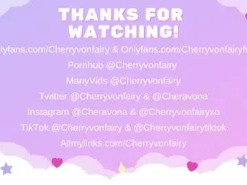 Chaturbate Watch Live Sex Cams of cherryvonfairy