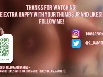 Chaturbate Sex Chat of 2badforyou