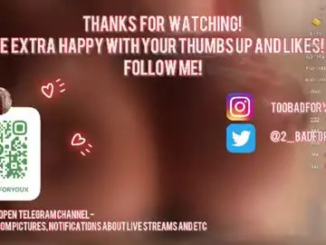 Chaturbate Live Porn of 2badforyou