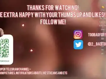 Chaturbate Nude Webcam of 2badforyou