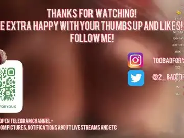 Chaturbate Free Porn Cam of 2badforyou