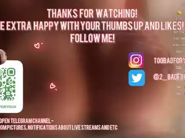 Chaturbate Adult Webcams of 2badforyou