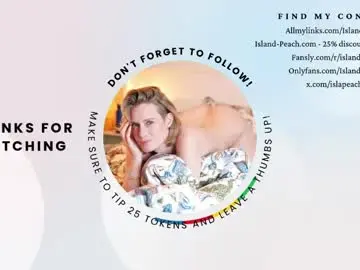 Chaturbate Adult Webcam of island_peach