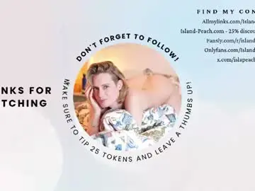 Chaturbate Adult Video Chat of island_peach