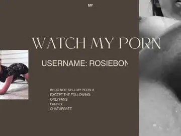 Chaturbate Free Porn Cam of rosiebones