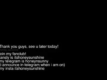 Chaturbate Best live sex cam show of honey_sunshine