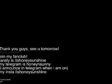 Chaturbate Nude Webcam of honey_sunshine