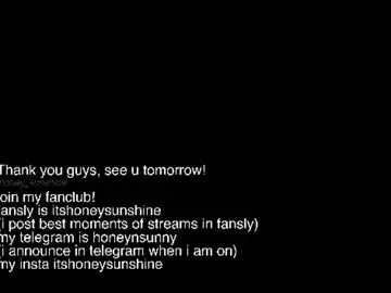 Chaturbate Sex Cam of honey_sunshine
